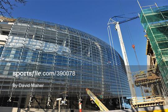 A General View of the New Aviva Stadium