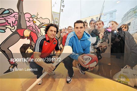 Sean Og O hAilpin and Doug Howlett Line Out for Lifestyle Sports Patrick's Street Store Opening