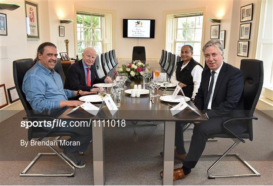 President of the World Olympic Committees Sheikh Ahmed Al-Fahad Al-Sabah from Kuwait visits Olympic Council of Ireland Offices