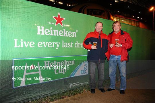 Fans at Munster v Perpignan - Heineken Cup