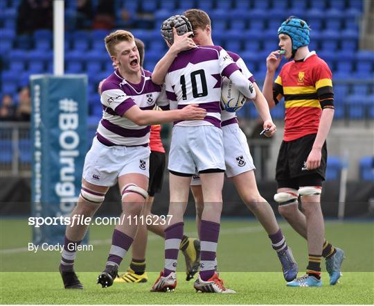 CBC Monkstown v Clongowes Wood College - Bank of Ireland Leinster Schools Junior Cup Round 2