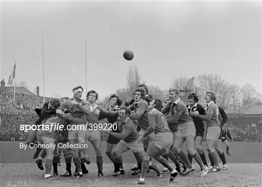 Ireland v New Zealand - International Rugby Test Match 1973