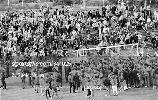 Shamrock Rovers v Sligo Rovers 1987 - last league game to be played in Glenmalure Park