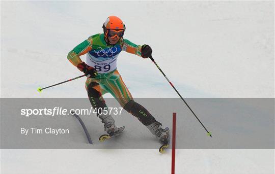 Shane O'Connor Alpine Skiing, Men's Slalom - Winter Olympics