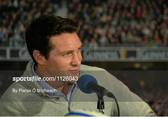 2FM Game On International Special, live from Aviva FanStudio 2FM Game On International Special, live from Aviva FanStudio