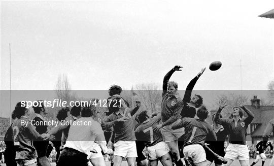 Ireland v New Zealand - International Rugby Test Match 1973
