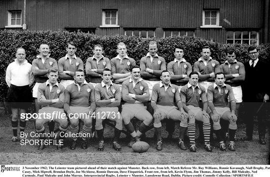 Leinster v Munster - Interprovincial Rugby 1962