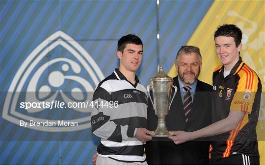 Photocall ahead of the All-Ireland Vocational Schools and Colleges A Hurling Finals