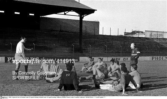 Ireland U23 Squad Training 1966