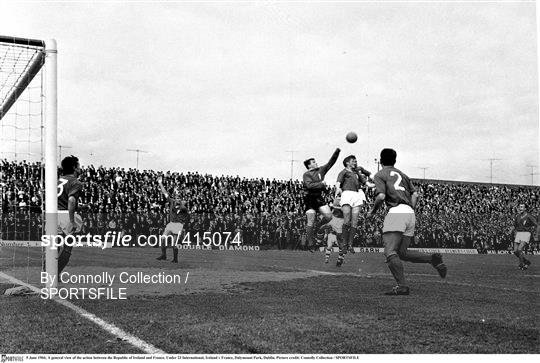 Republic of Ireland v France - U23 International 1966