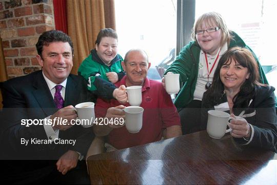 Special Olympics Ireland Collection Day Breakfast Event with Des Cahill