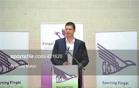 Sporting Fingal Community Trust Sports Conditioning Programme Launch with Niall Quinn