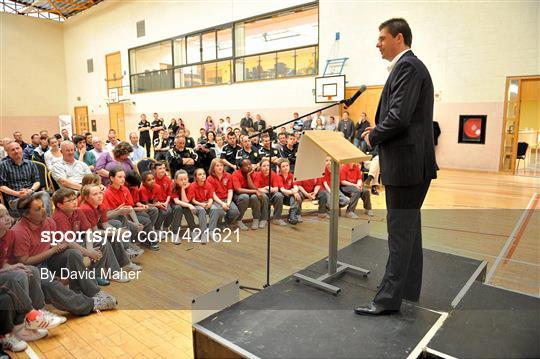 Sporting Fingal Community Trust Sports Conditioning Programme Launch with Niall Quinn