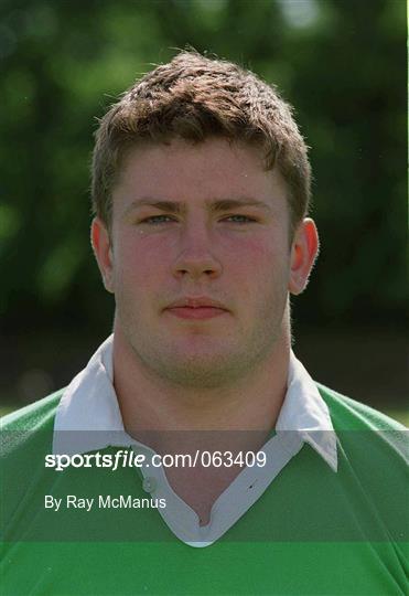 Ireland U21 Rugby Squad Portraits