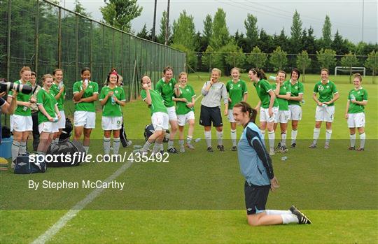 Republic of Ireland Training ahead of UEFA Womens’ Under-17 Championship
