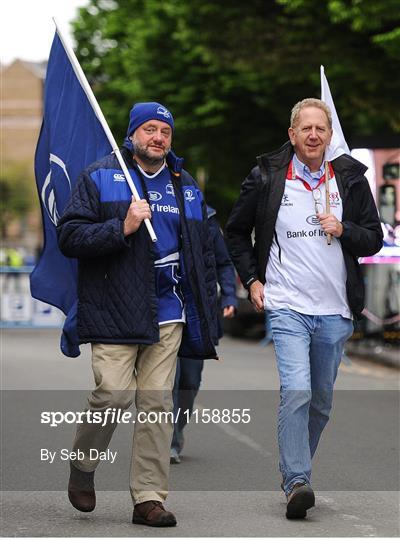 Leinster Fans at Leinster v Ulster - Guinness PRO12 Play-off