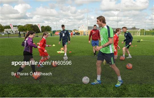 SPAR Primary School 5s Winners Training Session with Republic of Ireland