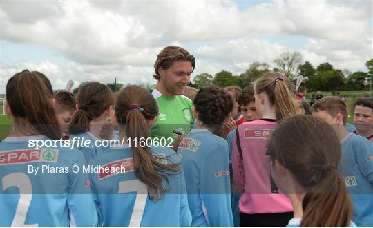 SPAR Primary School 5s Winners Training Session with Republic of Ireland