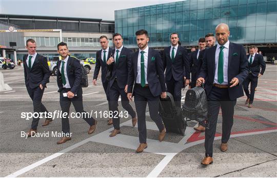 Republic of Ireland Squad Departure for UEFA EURO2016