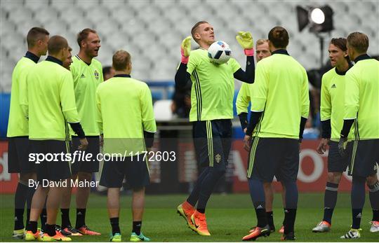 Sweden Squad Training at UEFA Euro 2016
