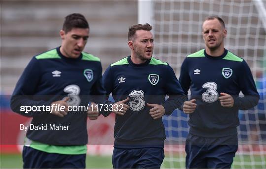 Republic of Ireland Squad Training at UEFA Euro 2016
