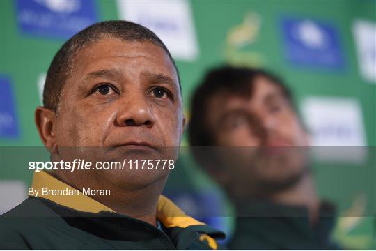 South Africa Press Conference