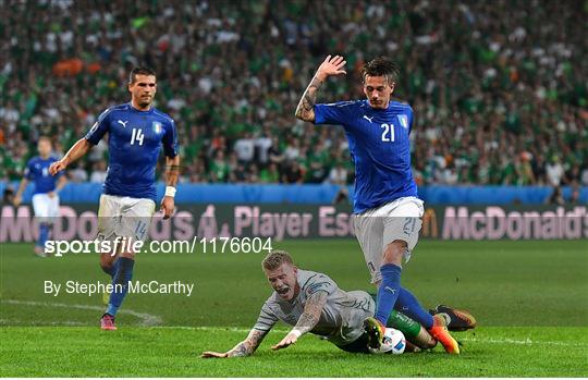 Italy v Republic of Ireland - UEFA Euro 2016 Group E Italy v Republic of Ireland - UEFA Euro 2016 Group E