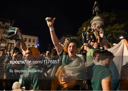 Supporters at Italy v Republic of Ireland - UEFA Euro 2016 Group E