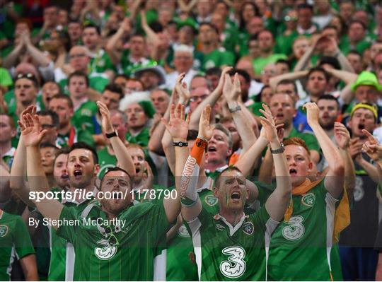 Supporters at Italy v Republic of Ireland - UEFA Euro 2016 Group E