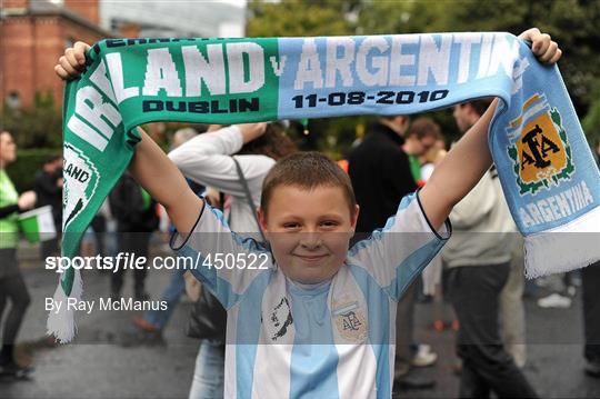 Supporters at Republic of Ireland v Argentina - International Friendly