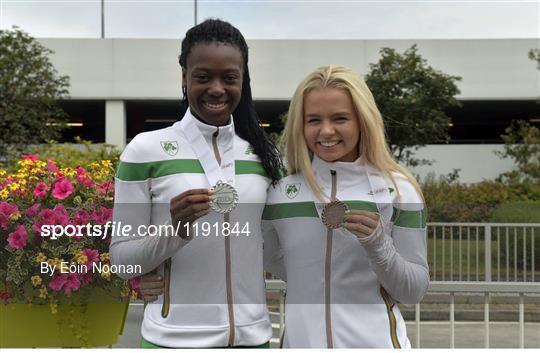 Ireland Athletics team return from IAAF World Junior Athletics Championships