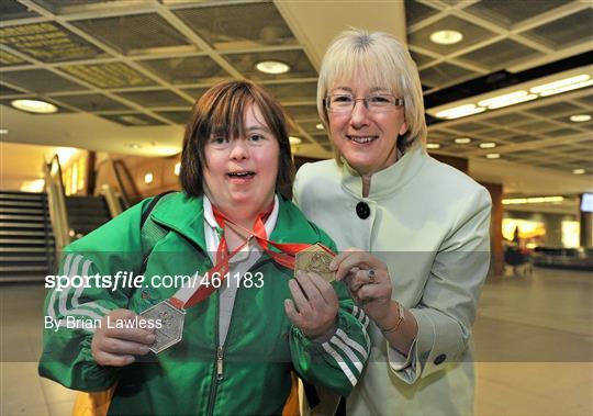 Team Ireland return from Special Olympics European Games in Warsaw, Poland
