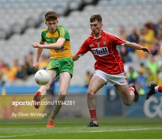 Donegal v Cork - Electric Ireland GAA Football All-Ireland Minor Championship - Quarter-Final