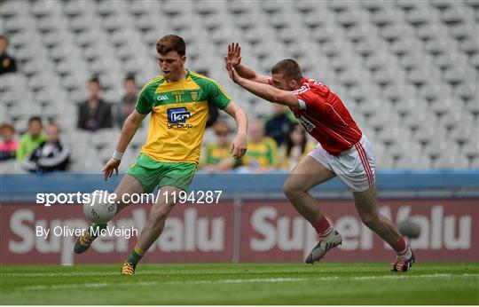 Donegal v Cork - Electric Ireland GAA Football All-Ireland Minor Championship - Quarter-Final Donegal v Cork - Electric Ireland GAA Football All-Ireland Minor Championship - Quarter-Final