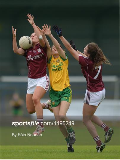 Galway v Donegal - TG4 Ladies Football All-Ireland Senior Championship Qualifiers Galway v Donegal - TG4 Ladies Football All-Ireland Senior Championship Qualifiers