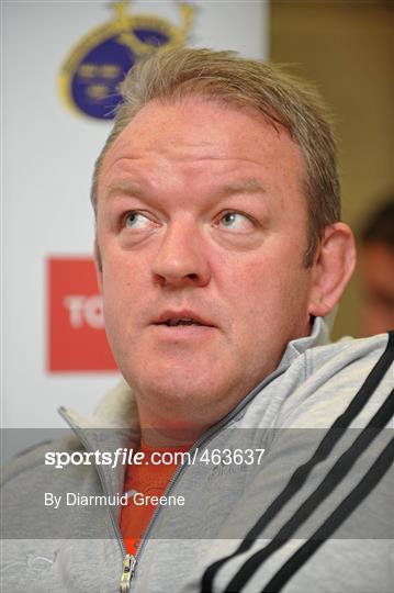 Munster Rugby Press Conference - Tuesday 5th October