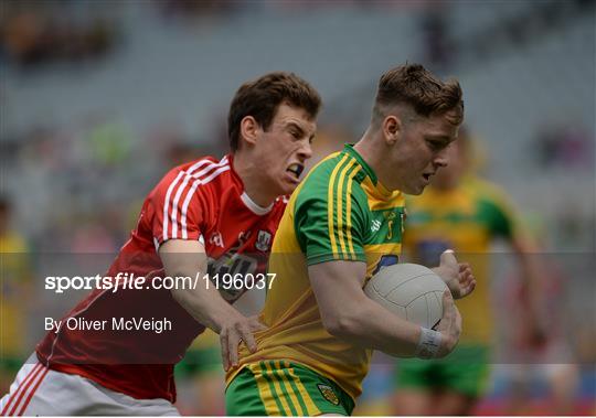 Donegal v Cork - Electric Ireland GAA Football All-Ireland Minor Championship - Quarter-Final Donegal v Cork - Electric Ireland GAA Football All-Ireland Minor Championship - Quarter-Final