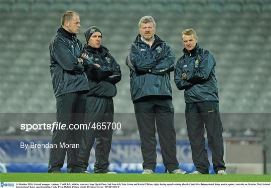 Ireland International Rules Squad Training - Thursday 14 October