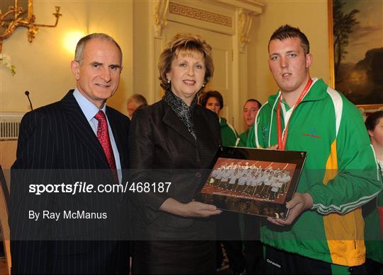 President Mary McAleese hosts a reception for TEAM Ireland