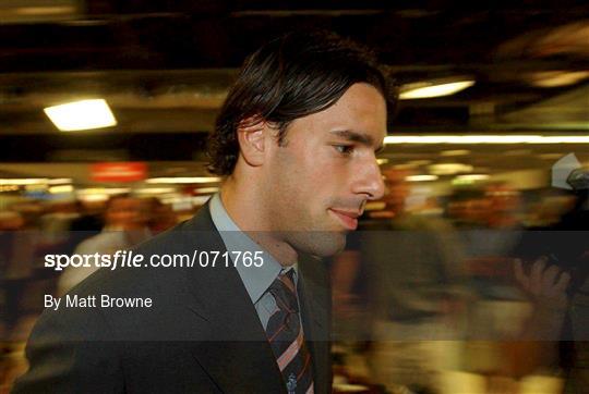 Netherlands Squad Arrive in Dublin