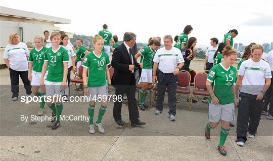 Republic of Ireland at the FIFA U-17 Women’s World Cup - Squad Photos Republic of Ireland at the FIFA U-17 Women’s World Cup - Squad Photos