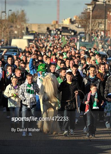 Supporters at Shamrock Rovers v Sligo Rovers - FAI Ford Cup Final