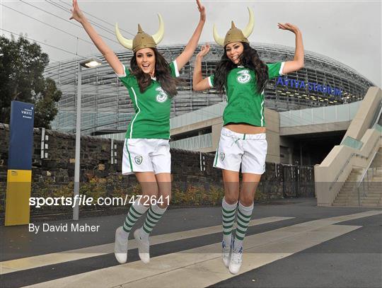 Launch of the Republic of Ireland v Norway Friendly Soccer International