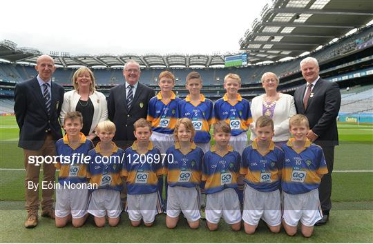 INTO Cumann na mBunscol GAA Respect Exhibition Go Games at Tipperary v Mayo - GAA Football All-Ireland Senior Championship Semi-Final