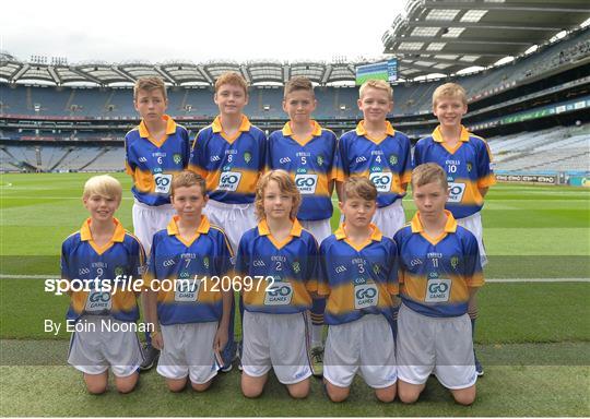 INTO Cumann na mBunscol GAA Respect Exhibition Go Games at Tipperary v Mayo - GAA Football All-Ireland Senior Championship Semi-Final INTO Cumann na mBunscol GAA Respect Exhibition Go Games at Tipperary v Mayo - GAA Football All-Ireland Senior Championship Semi-Final