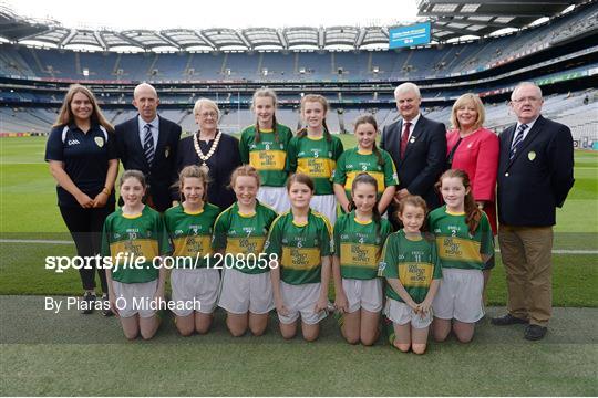 INTO Cumann na mBunscol GAA Respect Exhibition Go Games at Dublin v Kerry - GAA Football All-Ireland Senior Championship Semi-Final INTO Cumann na mBunscol GAA Respect Exhibition Go Games at Dublin v Kerry - GAA Football All-Ireland Senior Championship Semi-Final