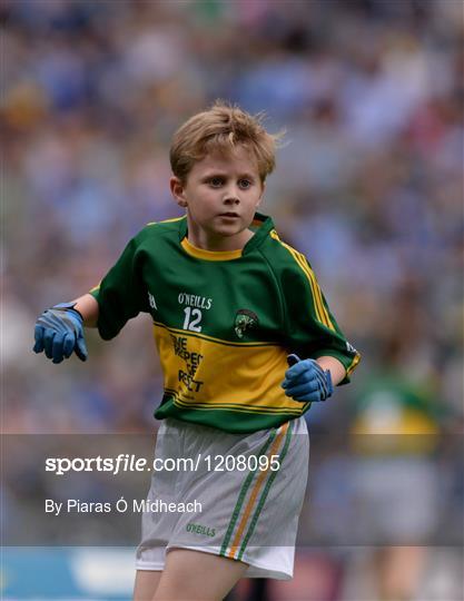 INTO Cumann na mBunscol GAA Respect Exhibition Go Games at Dublin v Kerry - GAA Football All-Ireland Senior Championship Semi-Final INTO Cumann na mBunscol GAA Respect Exhibition Go Games at Dublin v Kerry - GAA Football All-Ireland Senior Championship Semi-Final