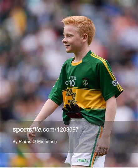 INTO Cumann na mBunscol GAA Respect Exhibition Go Games at Dublin v Kerry - GAA Football All-Ireland Senior Championship Semi-Final INTO Cumann na mBunscol GAA Respect Exhibition Go Games at Dublin v Kerry - GAA Football All-Ireland Senior Championship Semi-Final