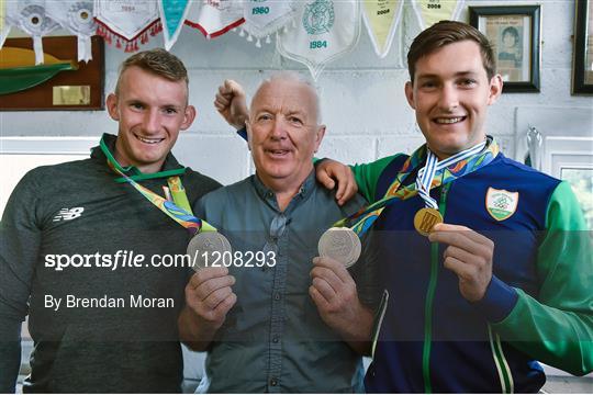 Olympic Silver medallists Paul and Gary O'Donovan Press Conference