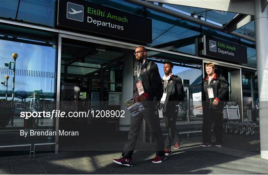 Aer Lingus College Football Classic - Boston College arrive in Dublin
